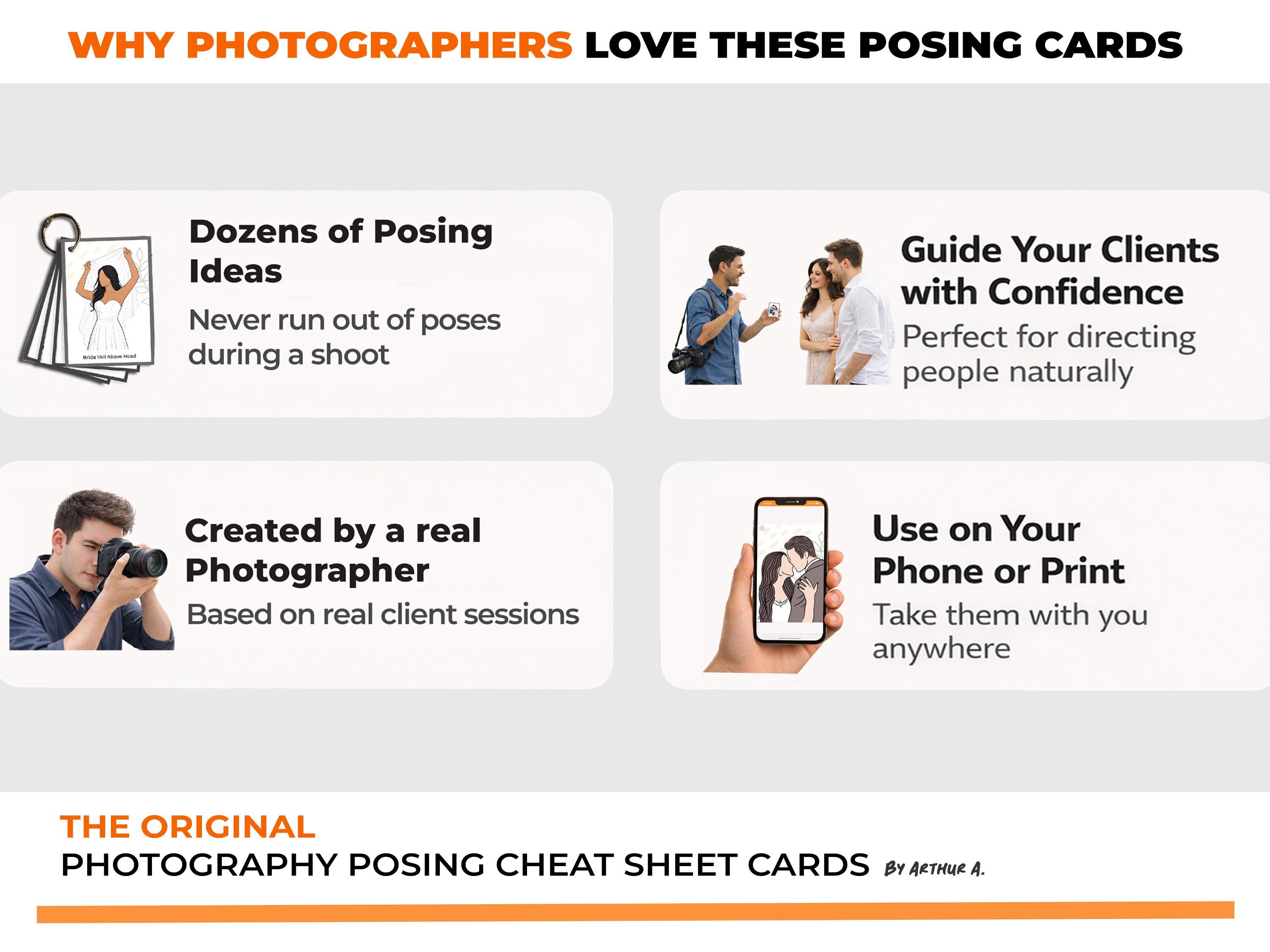 Boudoir Posing Cheat Sheet Cards | Printable Photography Basics ...
