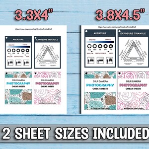DSLR Cheat Sheet Cards | Printable DIY | Photography Basics | Instant ...
