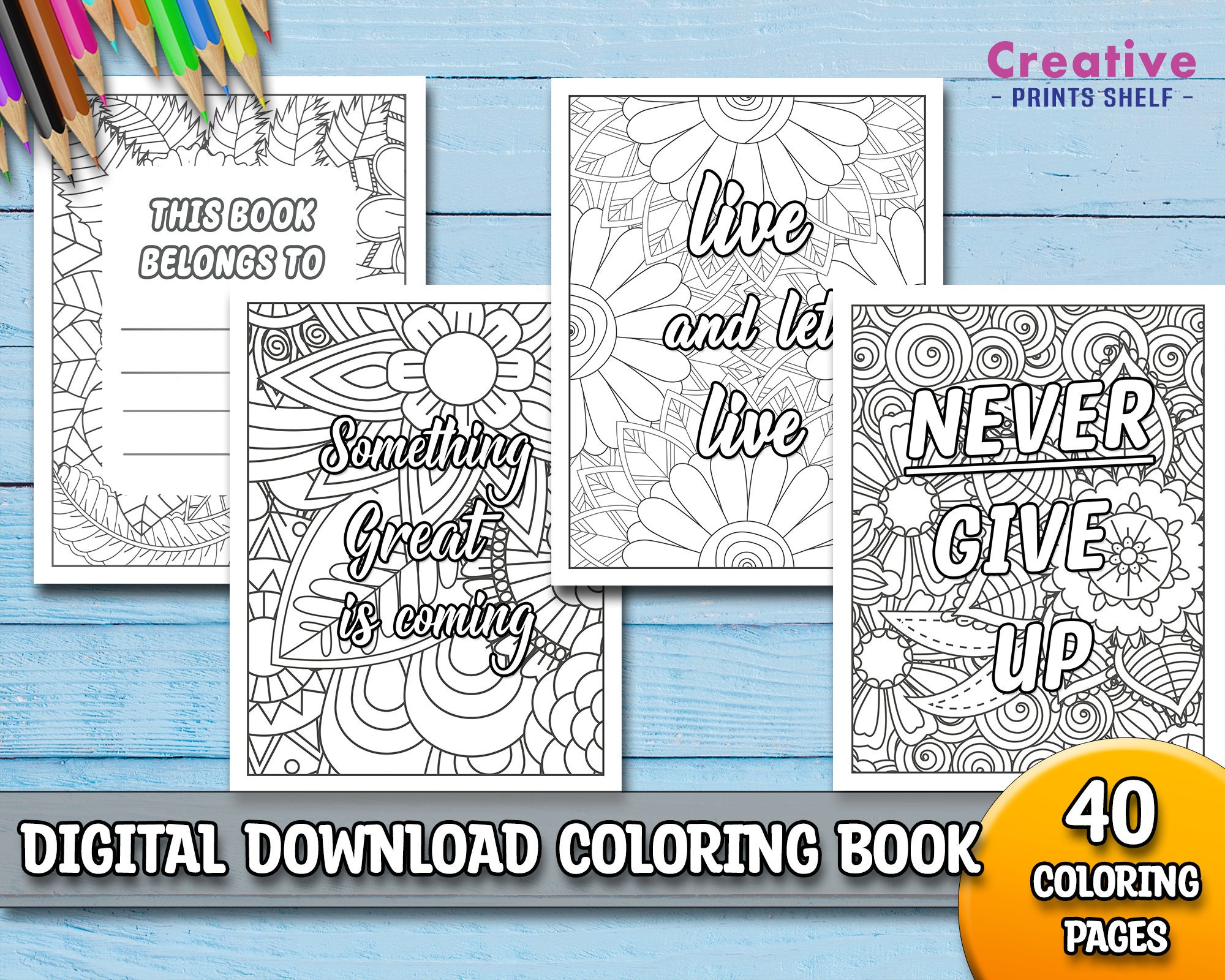 Sobriety Coloring Book Printable Coloring Pages 40 Etsy Australia