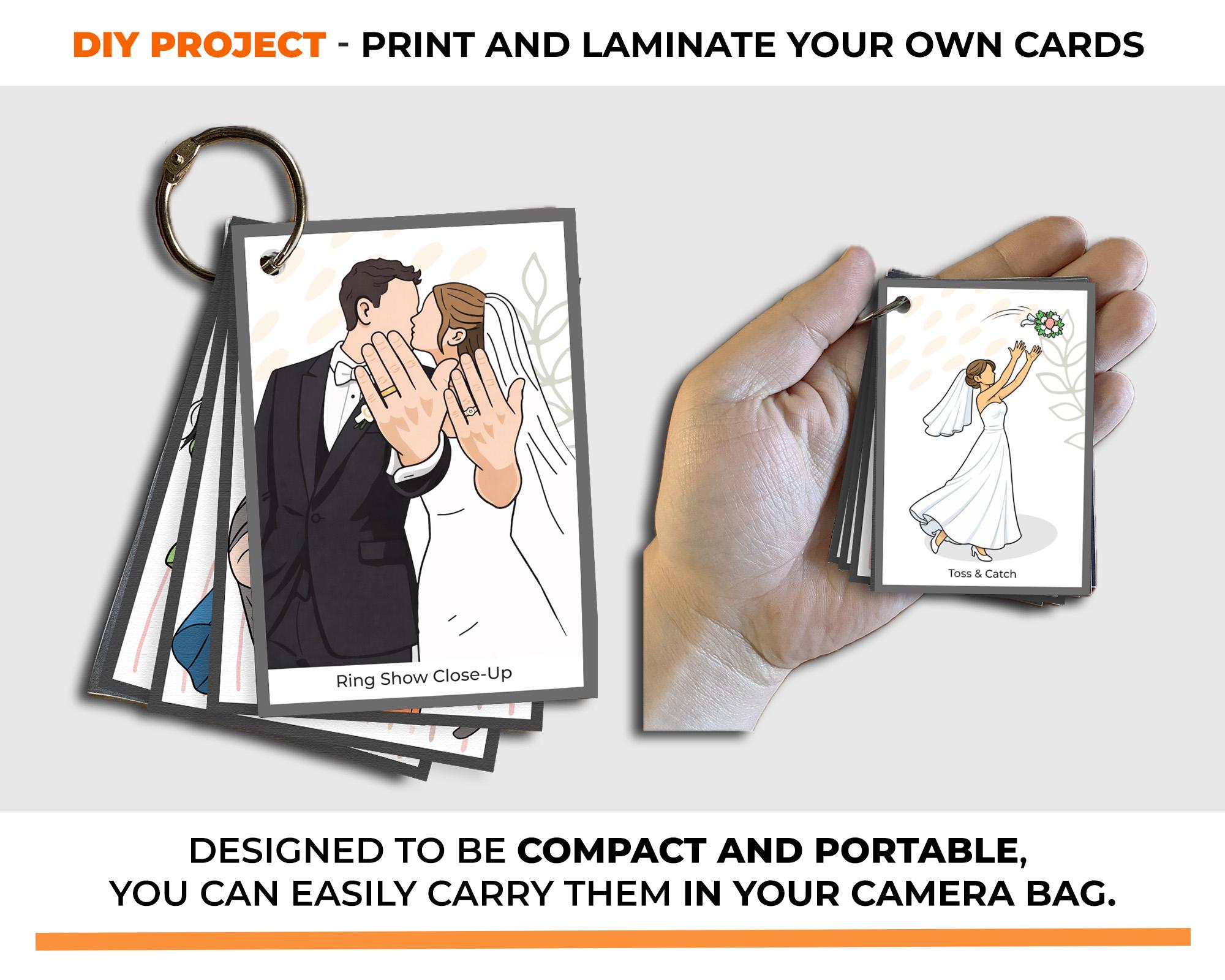 Wedding Posing Guide for Photographers | Couple Pose Cheat Sheet Cards ...