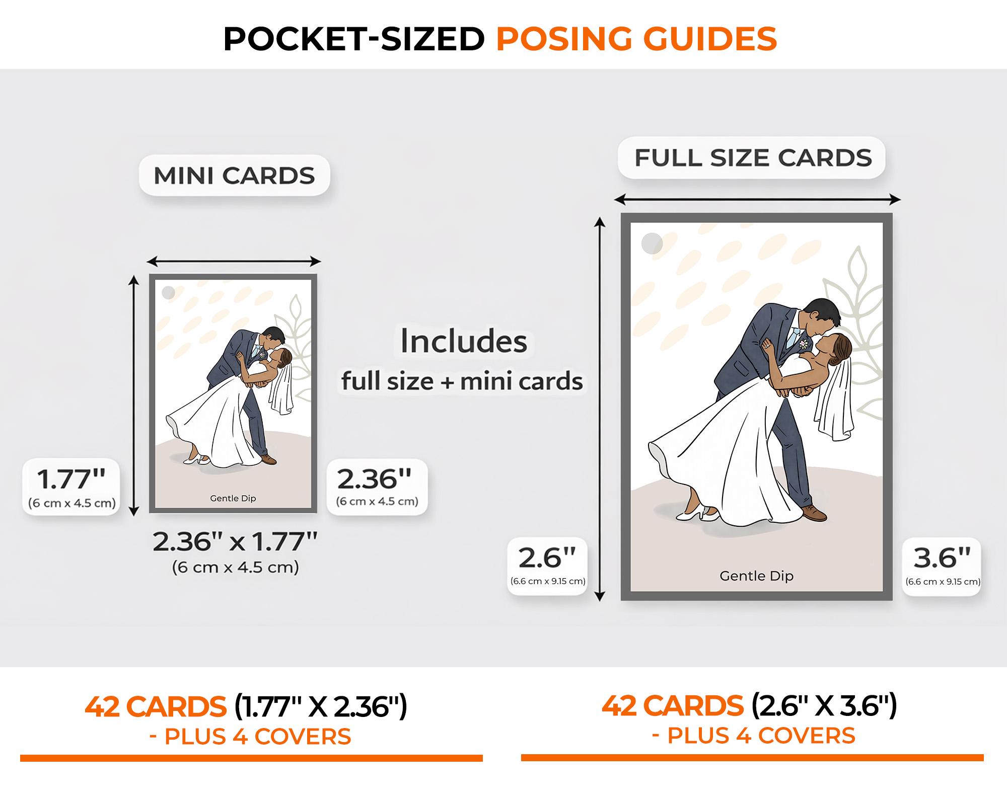 Wedding Posing Guide for Photographers | Couple Pose Cheat Sheet Cards ...