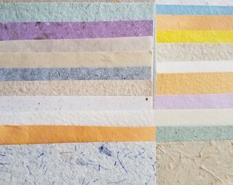 Variety Pack of Handmade Paper Samples