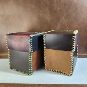 Patchwork Leather Deckbox