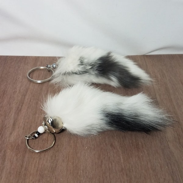 Rabbit Tail Keychain