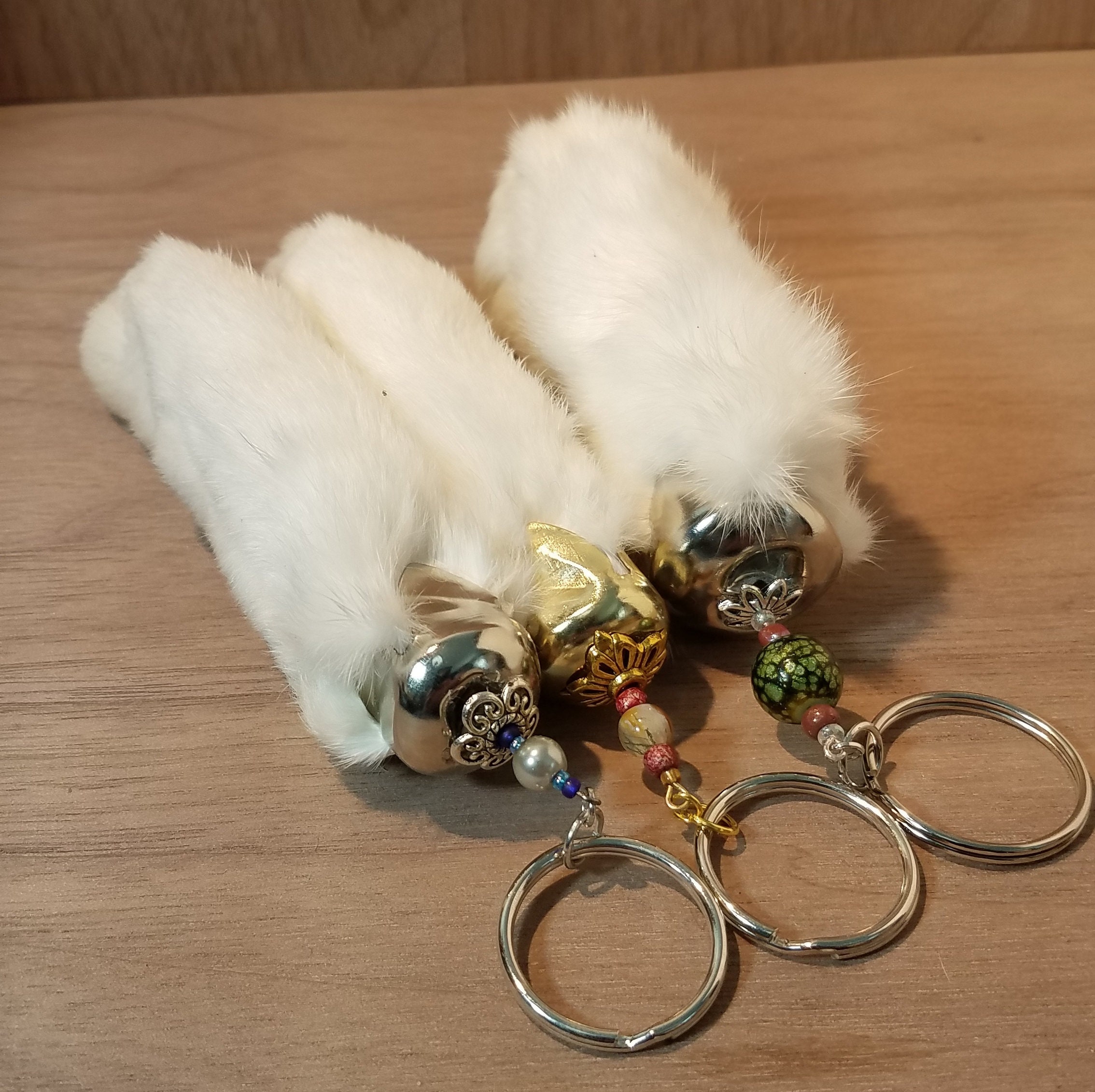 Rabbit's Foot Keychain Etsy