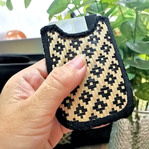 Gewebter Kartenhalter für Männer, Kartenhalter für Frauen, Kartenhalter für Männer Minimalistische gewebte Brieftasche, schlanke Öko-Brieftasche, handgefertigte Brieftasche für Männer