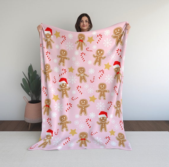 Pink christmas blanket hotsell