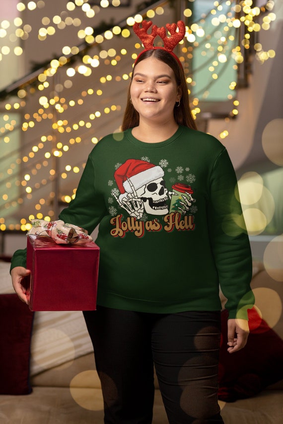 Jolly Af Ugly Sweater Tee Xmas Merry Christmas Holidays Gift T-Shirt Jolly Af Ugly Sweater Tee Xmas Merry Christmas Holidays Gift T-Shirt
