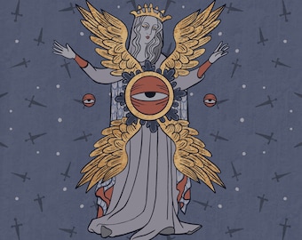 Biblically accurate Angel Art Print
