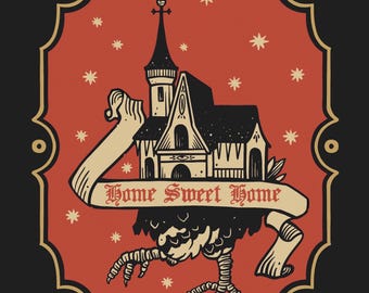 Baba Yaga Art Print