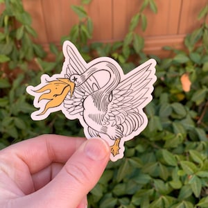 Angry Goose Sticker
