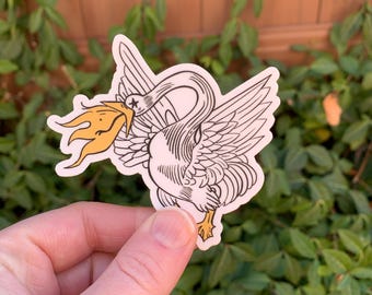 Angry Goose Sticker