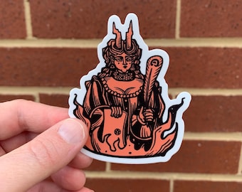 Deal With the Devil Sticker - Etsy