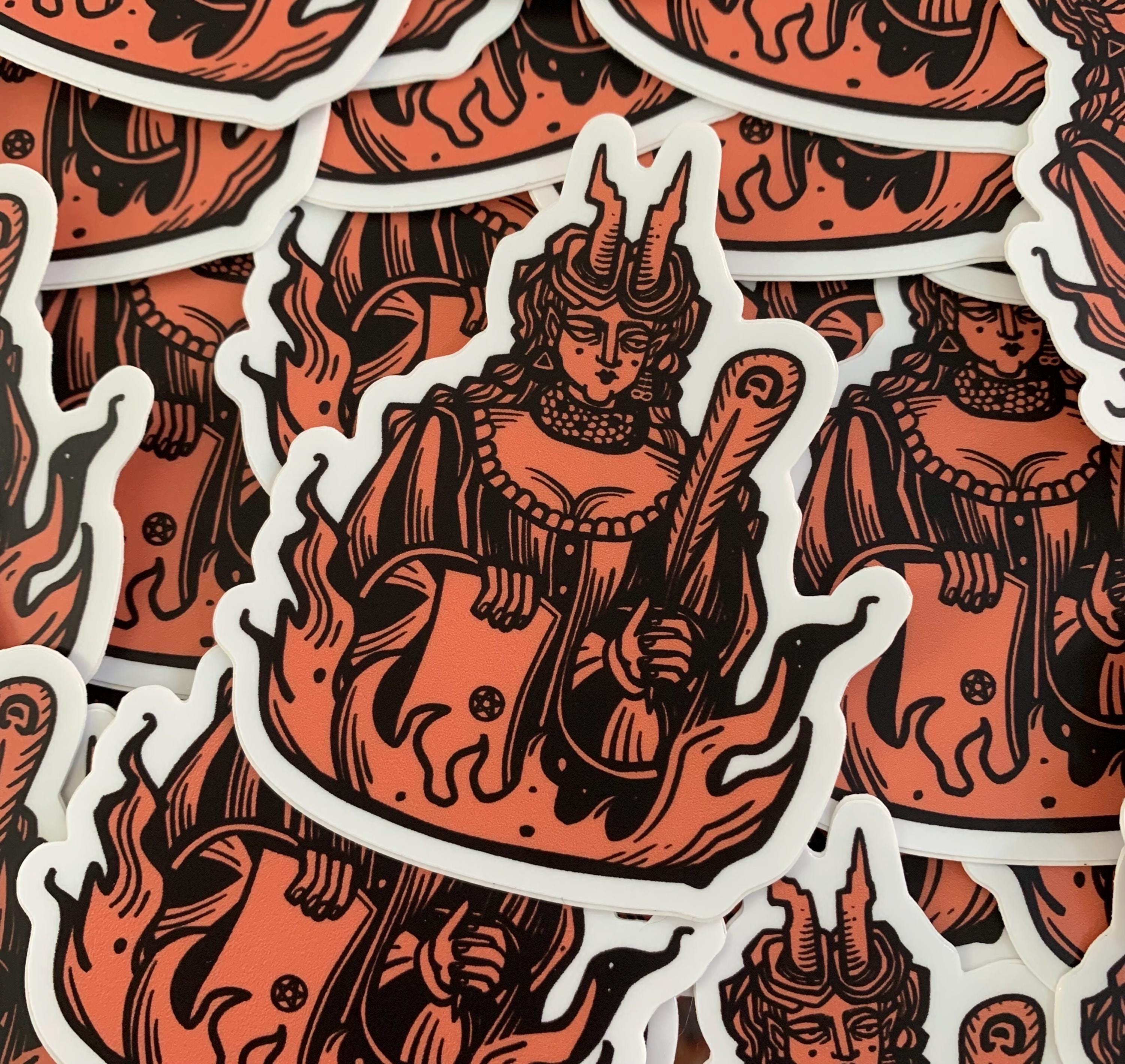 Deal With the Devil Sticker - Etsy