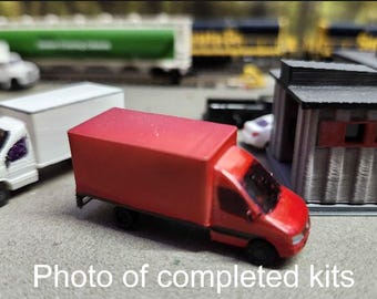 KIT - N scale Sprinter with cargo box upfit