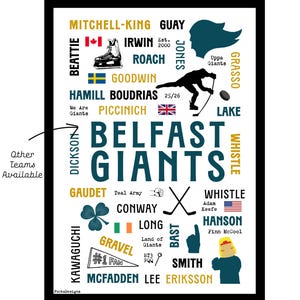Ice Hockey Team Print image 1