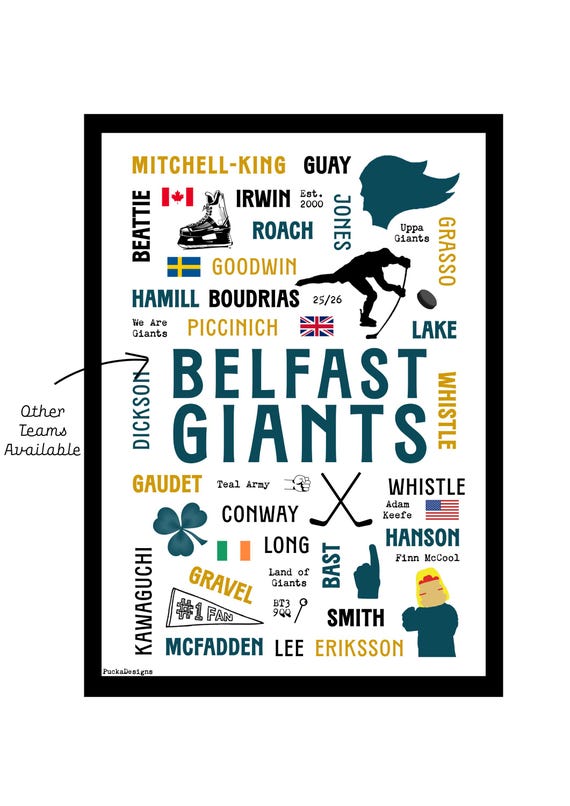 Ice Hockey Team Print