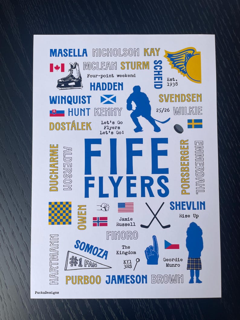 Ice Hockey Team Print Fife