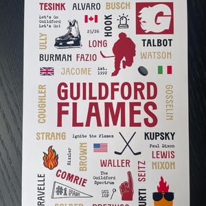 Ice Hockey Team Print Guildford