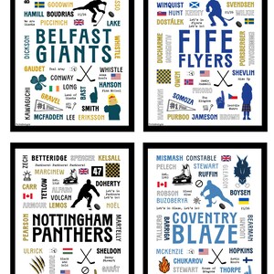 Ice Hockey Team Print image 4