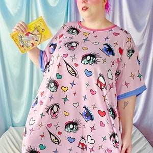 Anime t shirt dress cheap