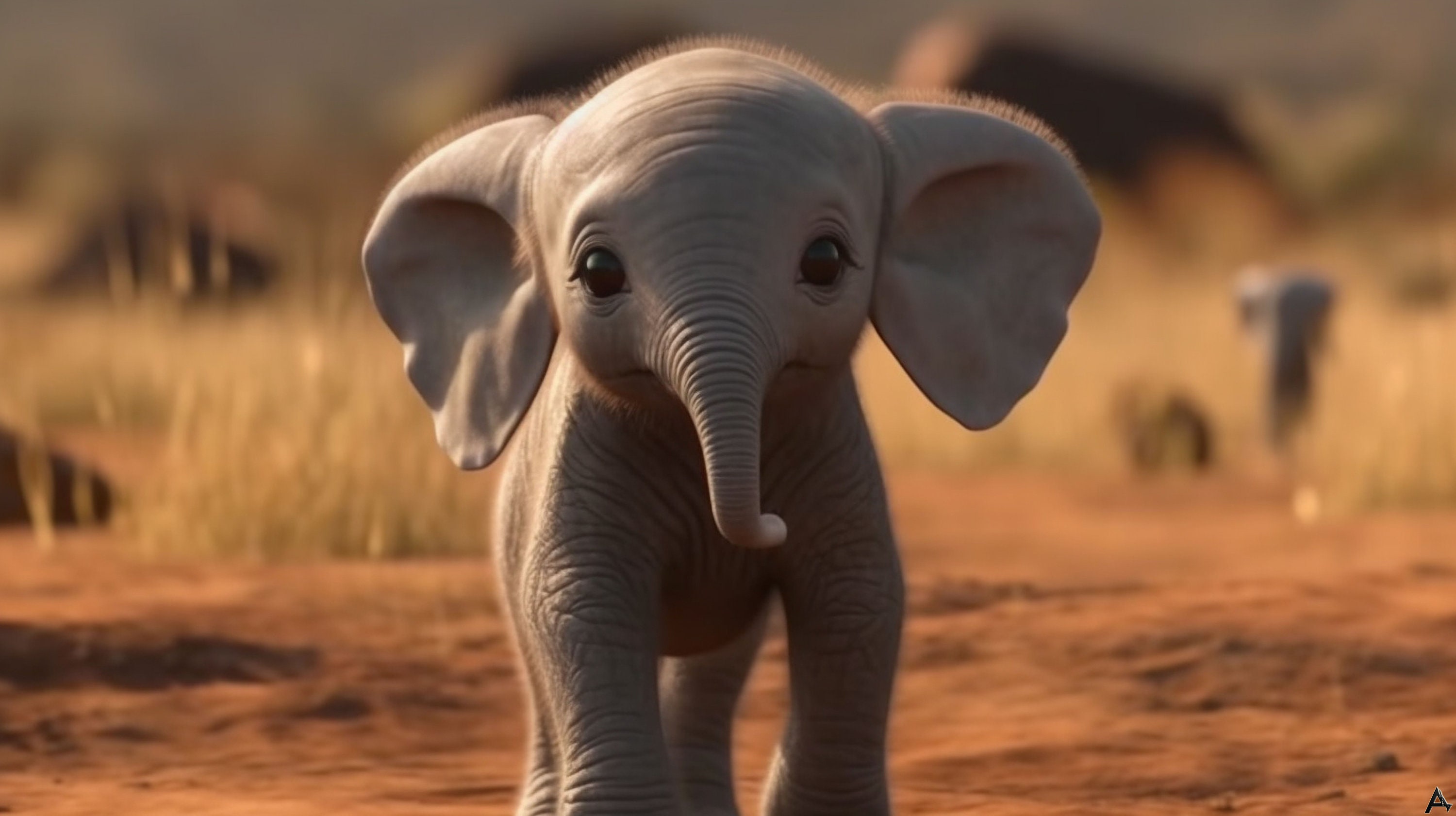 Baby elephant sale wallpaper