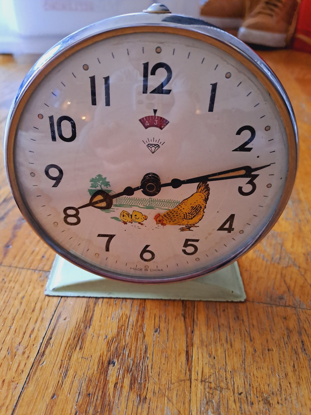 Vintage Chinese Mechanical Clock Very Rare Etsy