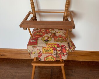 Vintage CASS TOYS Wooden Doll High Chair Antique Toy Old Dolly Girl Etsy
