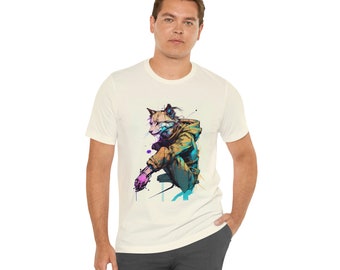 Future Fox Unisex Jersey Kurzarm T-Shirt