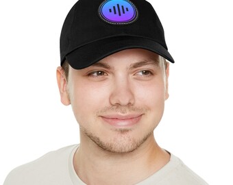 Dad Hut mit Lederpatch (rund)