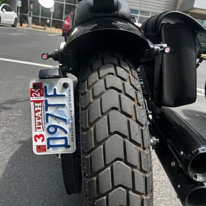 Indian Scout and Chief Vertical license Plate Mount 2018-2024