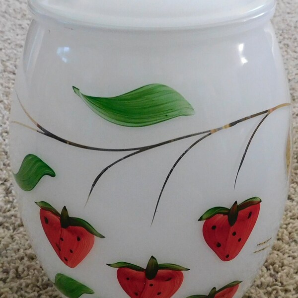 Strawberry Cookie Jar Etsy