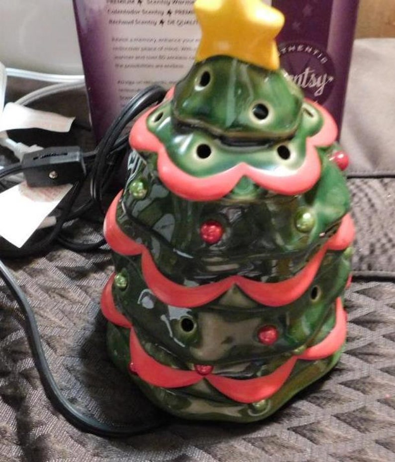 23-1297 SCENTSY Authentic Christmas Tree Wax Warmer Holiday - Etsy