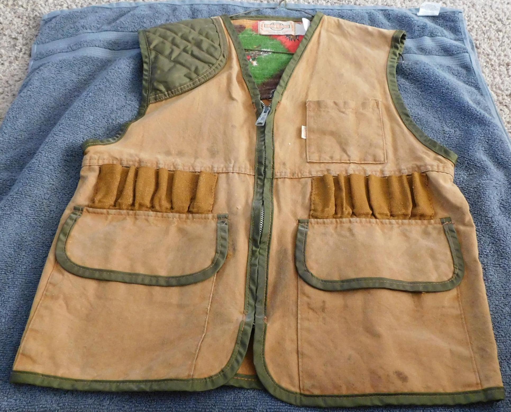 Vintage Hunting Vest - Etsy