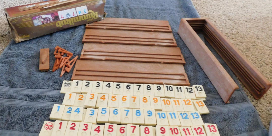 Rummikub 1980 Vecchia Versione Tessere Vendita Singola Ricambio