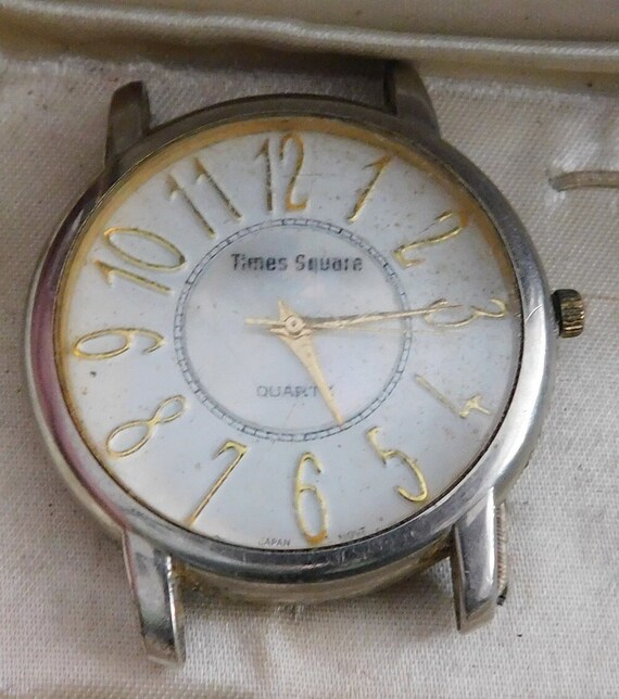 24-187 Vintage Watches Men's Times Square Face 2 … - image 3