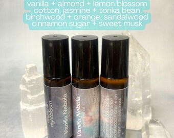 Vanilla Nebula Perfume Oil | Almond, Jasmine, Tonka Bean (10ml)