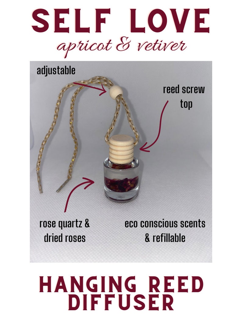 Maroon Reed Diffuser Hanging Car Reed Diffusers - D&N Signature Scents | Car Freshies | Gift ...