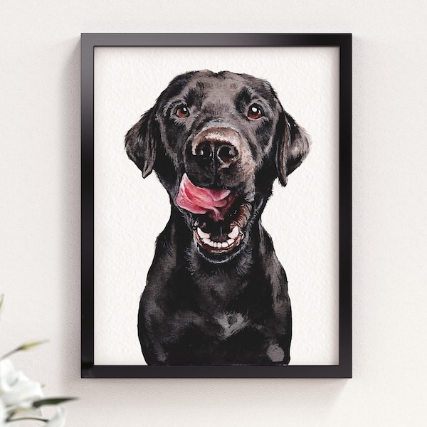 Custom Watercolor Portraits,Using Pet Photo,Personalized Digital Dog Portraits,Cat Portraits,Custom Dog Portraits,Custom Pet Memorial Art