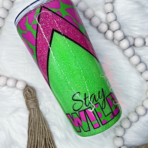 Stay Wild Glitter Tumbler - Prêt à expédier