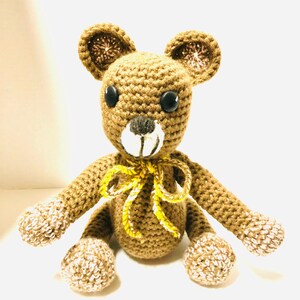 Handmade Medium Crocheted Teddy Bear