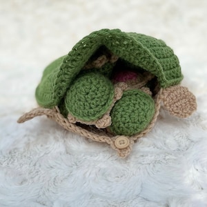 The ORIGINAL Turtle memory game PATTERN English pdf ORIGINAL stitched by Kal pattern image 4