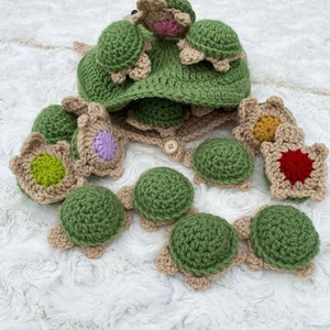 The ORIGINAL Turtle memory game PATTERN English pdf ORIGINAL stitched by Kal pattern image 6