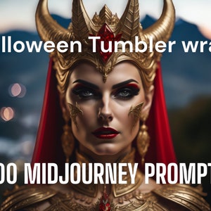 200 Halloween Midjourney tumbler wrap prompts, midjourney, Ultimate Collection of AI Art Prompts | Midjourney Dall-E Stable Diffusion