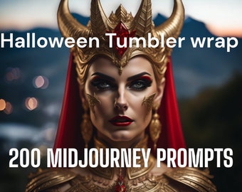 200 Halloween Midjourney tumbler wrap prompts, midjourney, Ultimate Collection of AI Art Prompts | Midjourney Dall-E Stable Diffusion