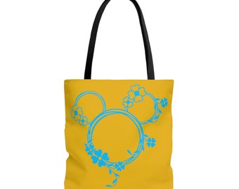 Disney Mickey Mouse Tote Bag - Light Blue/Sunshine