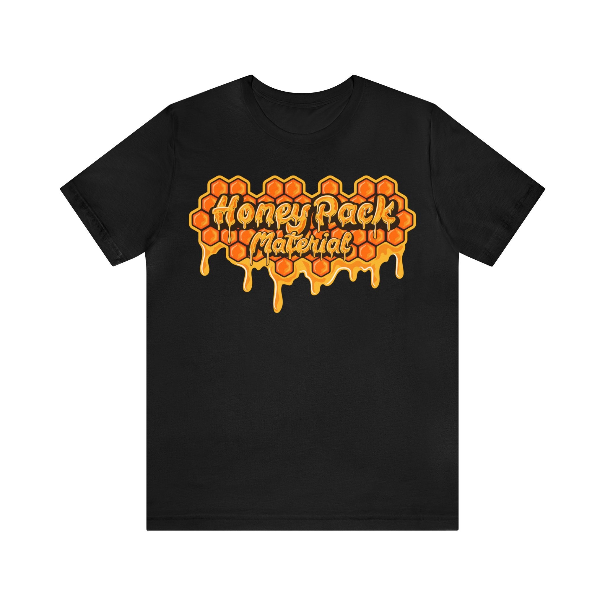 old honey 72℃ shirt Black Honey Pack Material Tee | Softstyle T