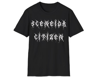 Senior Citizen Retired Emo T-Shirt | Grunge Style Tee