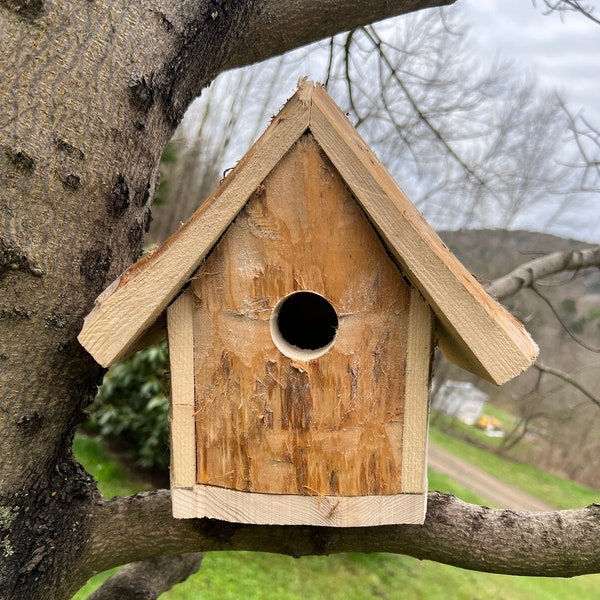 Slab Wood Birdhouse