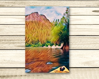 Rattlesnake Lake print| North Bend| Rattlesnake Ridge|Kayak scenery| PNW Lake| Northwest Hike| Cedar River Watershed| Cedar Falls Trailhead|